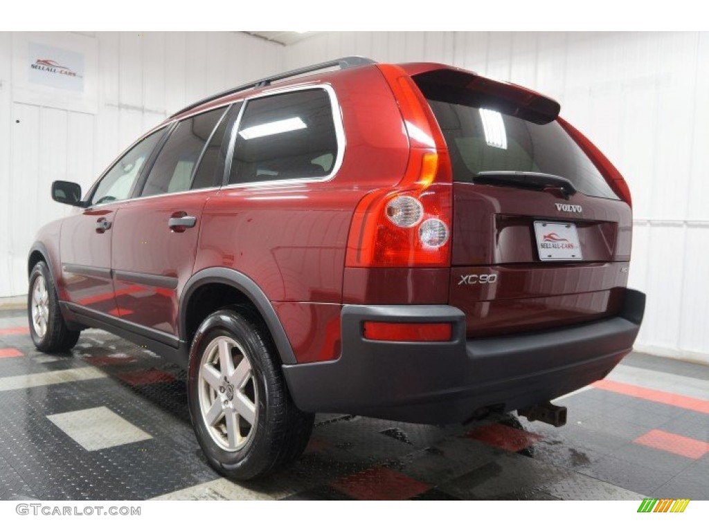 2005 XC90 2.5T AWD - Ruby Red Metallic / Graphite photo #10