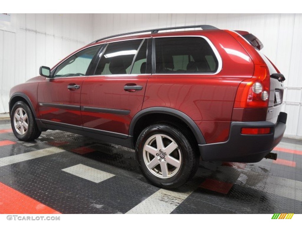 2005 XC90 2.5T AWD - Ruby Red Metallic / Graphite photo #11