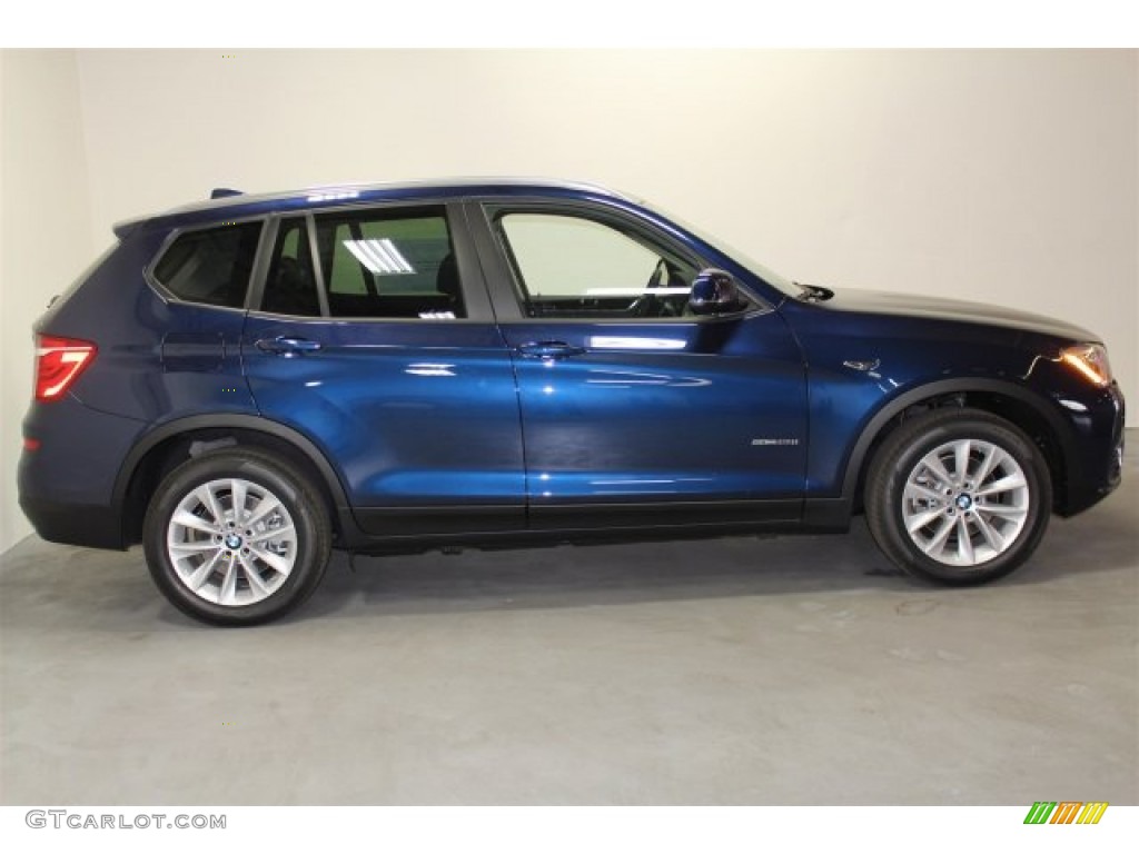 Deep Sea Blue Metallic 2015 BMW X3 sDrive28i Exterior Photo #103080187