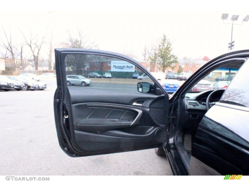 2009 Accord LX-S Coupe - Crystal Black Pearl / Black photo #10