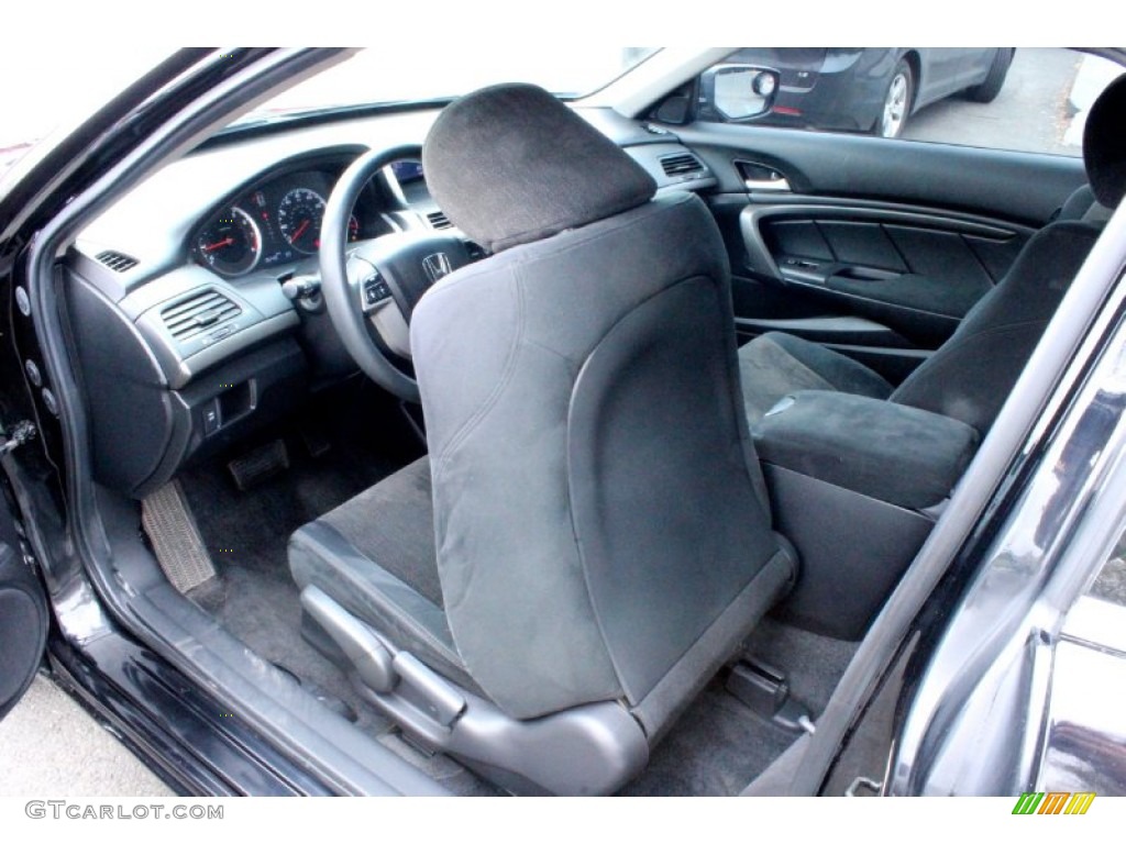 2009 Accord LX-S Coupe - Crystal Black Pearl / Black photo #20