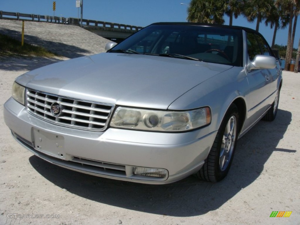 2002 Seville STS - Sterling Silver / Neutral Shale photo #22
