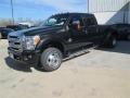 2015 Tuxedo Black Ford F350 Super Duty Lariat Crew Cab 4x4 DRW  photo #9