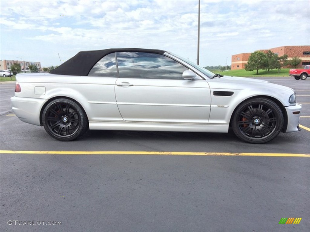 Titanium Silver Metallic 2001 BMW M3 Convertible Exterior Photo #103085456