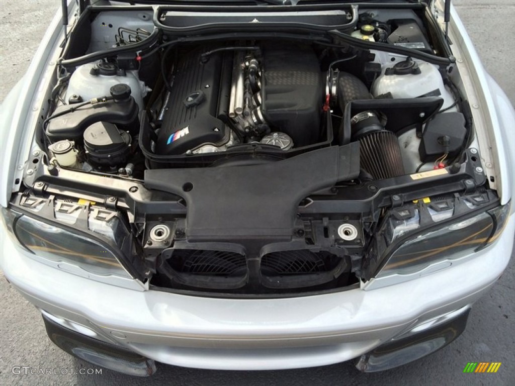 2001 BMW M3 Convertible 3.2 Liter DOHC 24-Valve Inline 6 Cylinder Engine Photo #103085480