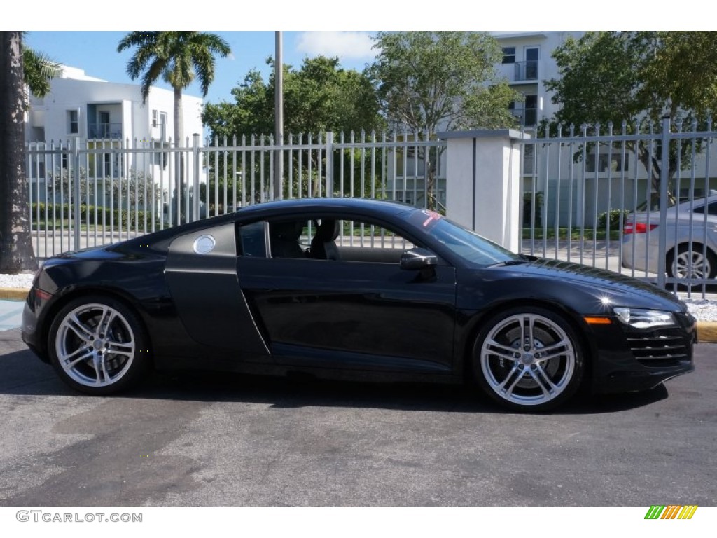 2011 R8 4.2 FSI quattro - Phantom Black Pearl Effect / Black Fine Nappa Leather photo #4