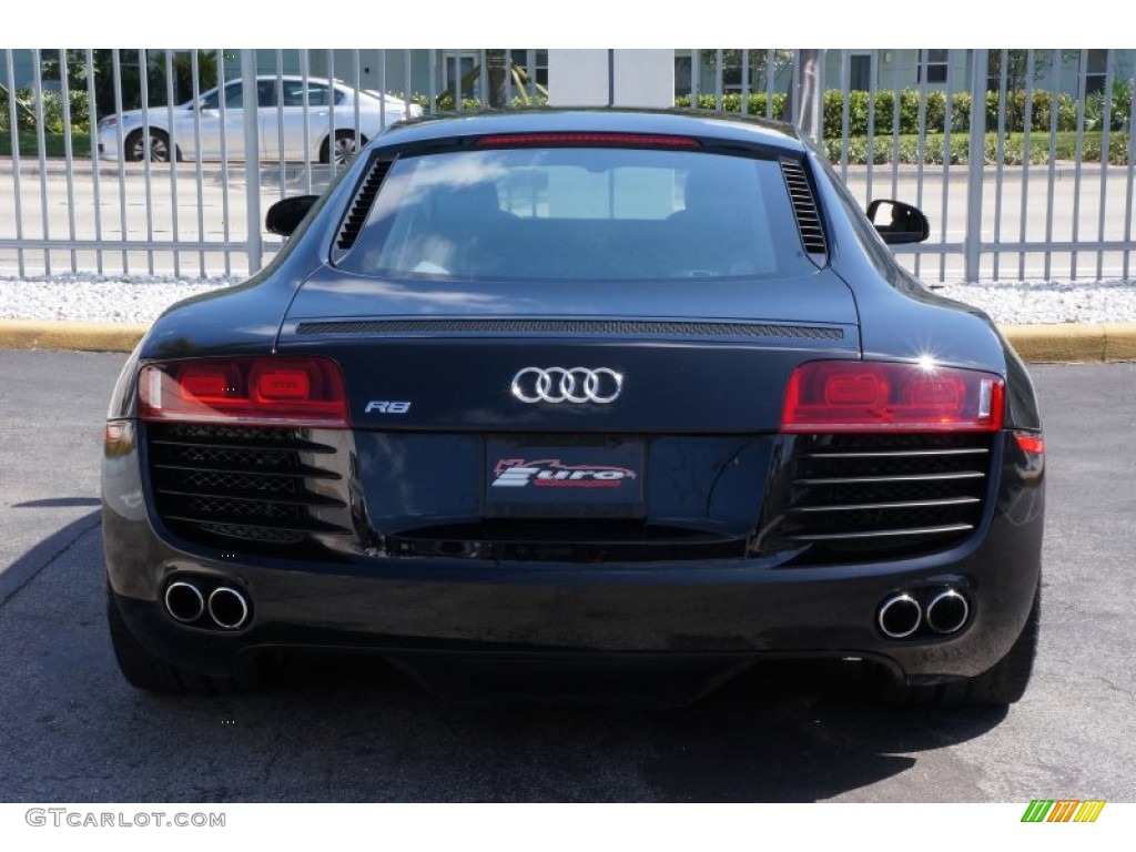 2011 R8 4.2 FSI quattro - Phantom Black Pearl Effect / Black Fine Nappa Leather photo #10