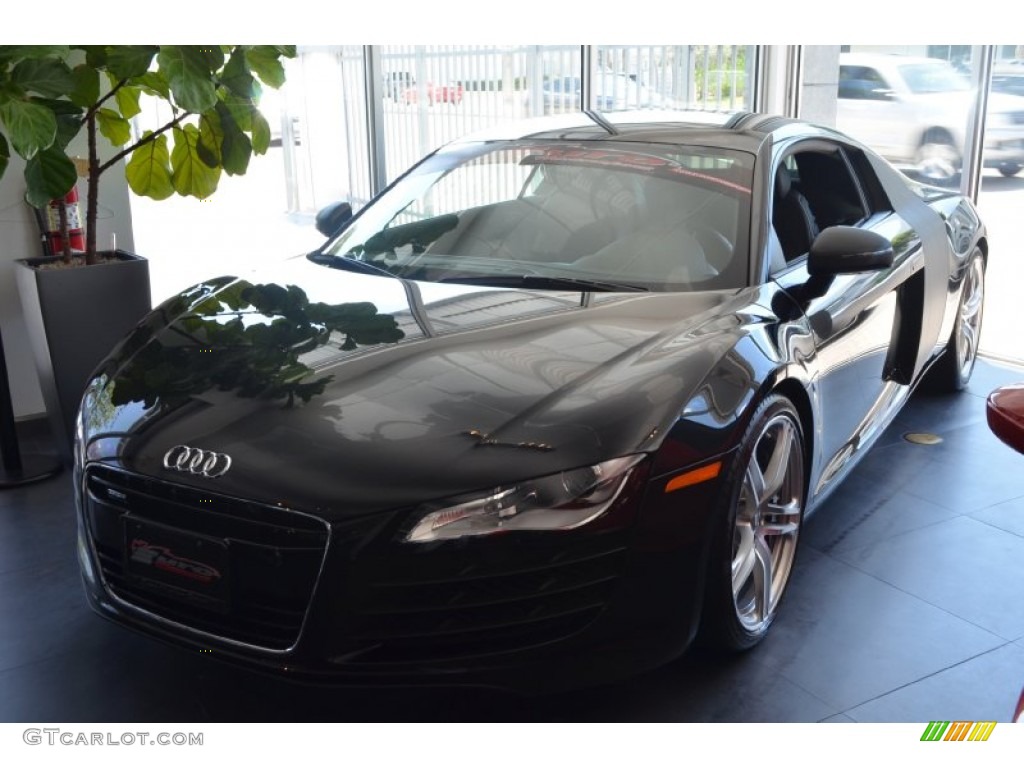 2011 R8 4.2 FSI quattro - Phantom Black Pearl Effect / Black Fine Nappa Leather photo #42