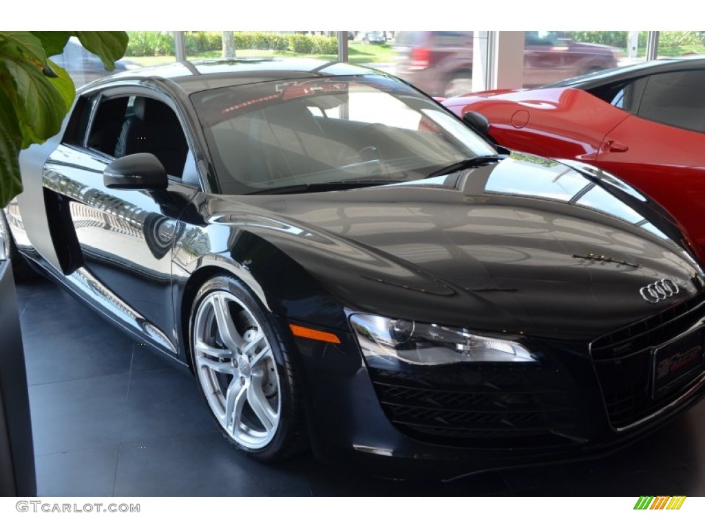 2011 R8 4.2 FSI quattro - Phantom Black Pearl Effect / Black Fine Nappa Leather photo #45