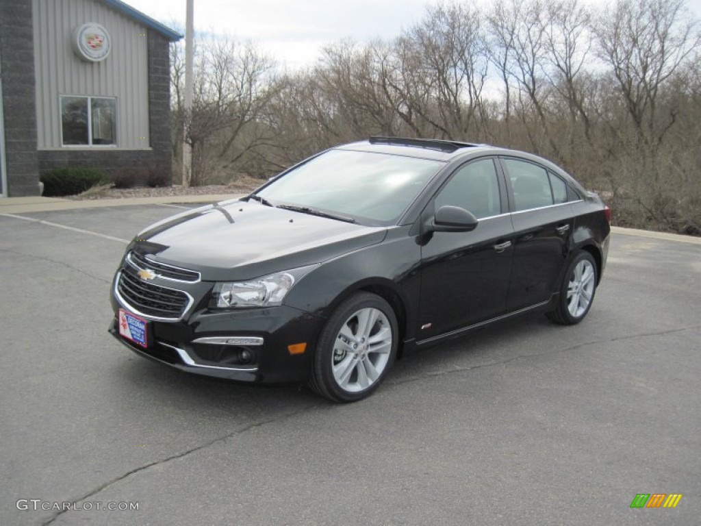 2015 Cruze LTZ - Black Granite Metallic / Jet Black photo #2