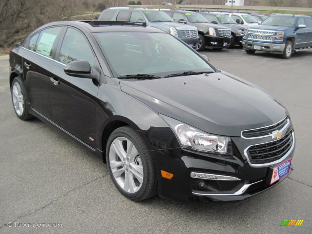 2015 Cruze LTZ - Black Granite Metallic / Jet Black photo #5