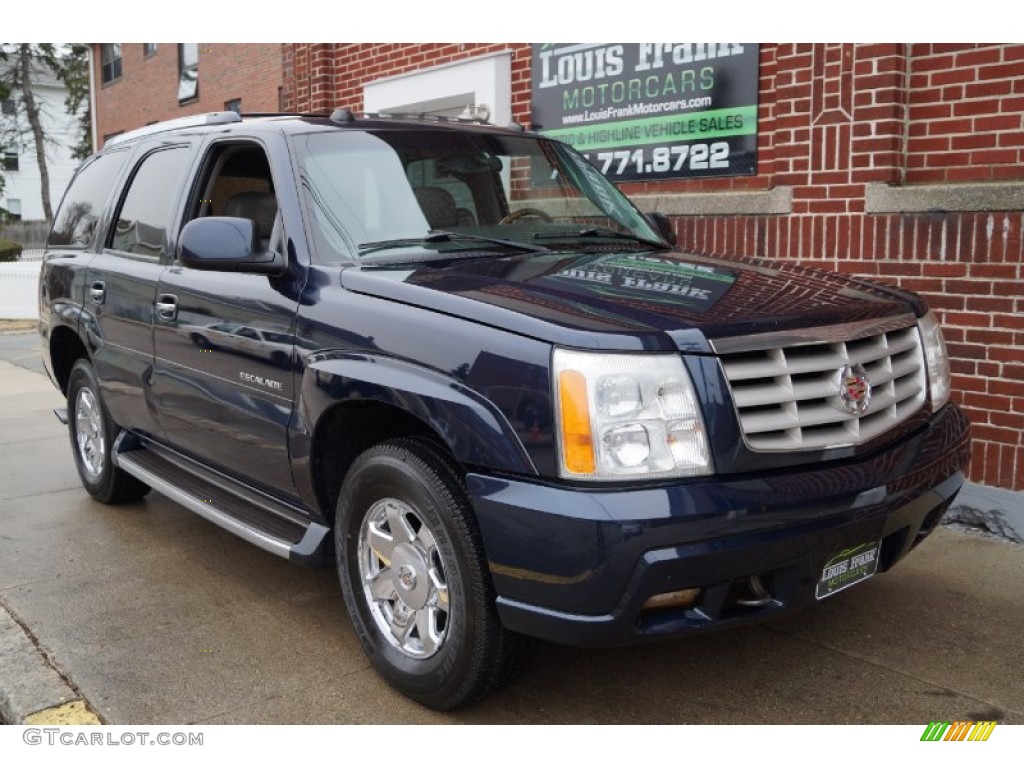 2004 Escalade AWD - Blue Chip / Pewter Gray photo #10