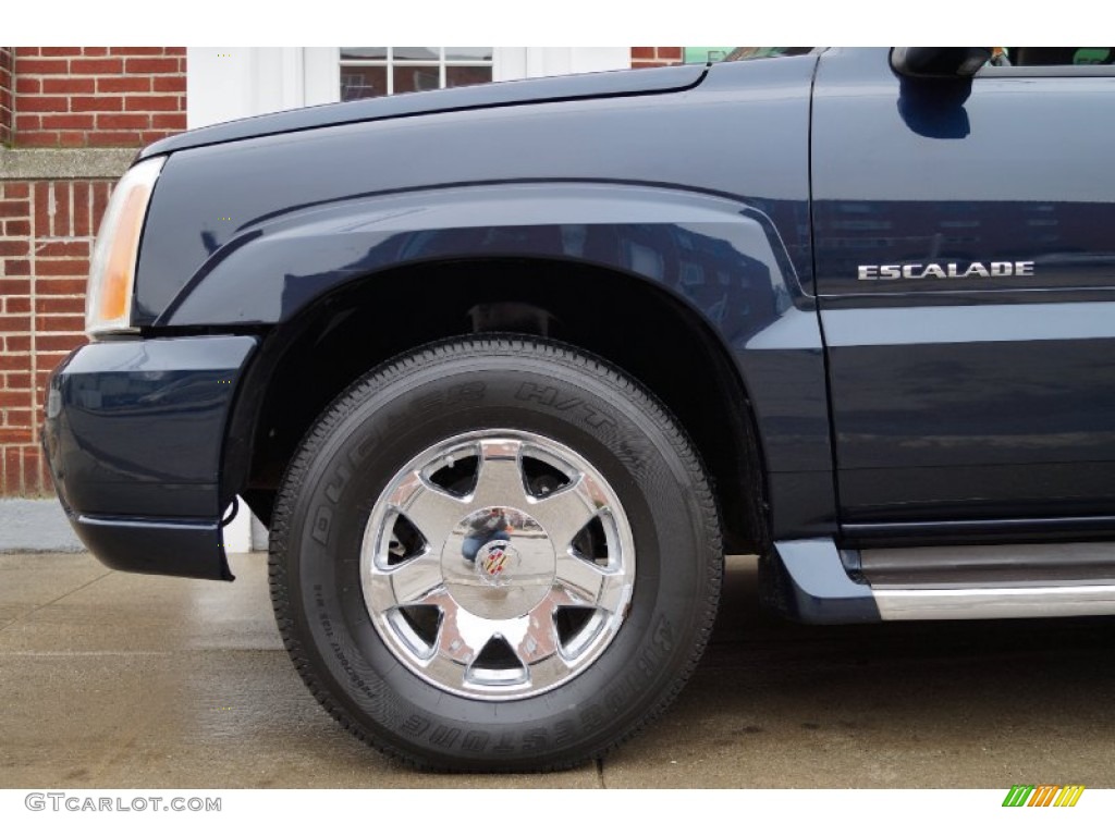 2004 Escalade AWD - Blue Chip / Pewter Gray photo #34