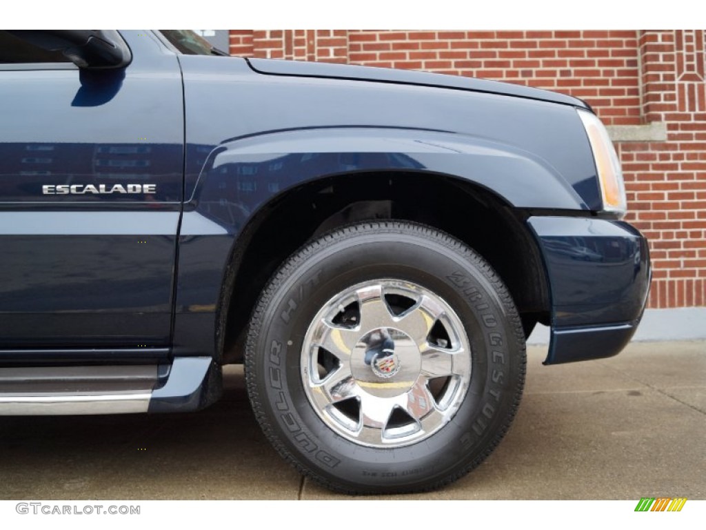 2004 Escalade AWD - Blue Chip / Pewter Gray photo #35