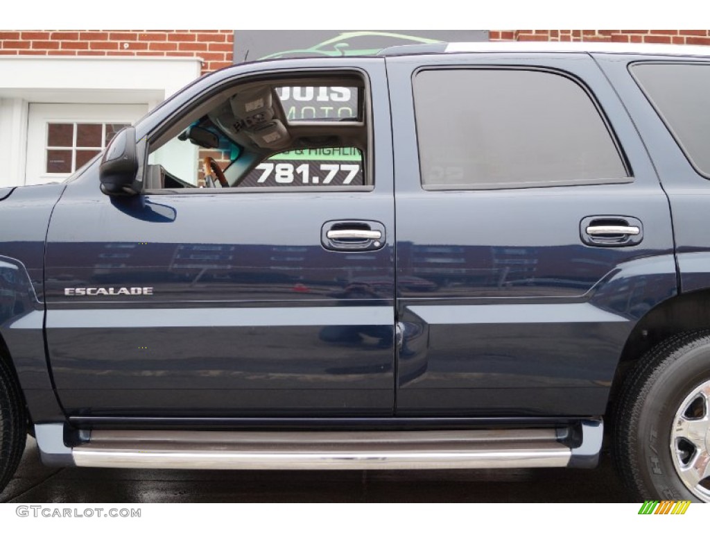 2004 Escalade AWD - Blue Chip / Pewter Gray photo #36