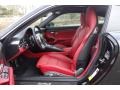 Carrera Red Natural Leather Front Seat Photo for 2014 Porsche 911 #103088981