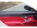 Carrera Red Natural Leather Door Panel Photo for 2014 Porsche 911 #103089005