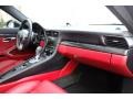 Carrera Red Natural Leather Dashboard Photo for 2014 Porsche 911 #103089107
