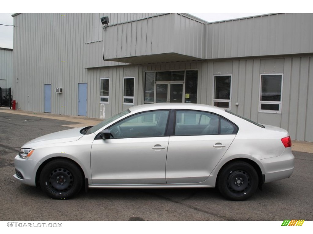 White Gold Metallic 2012 Volkswagen Jetta S Sedan Exterior Photo #103089905