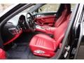 Black/Carrera Red 2014 Porsche Panamera Turbo Interior Color