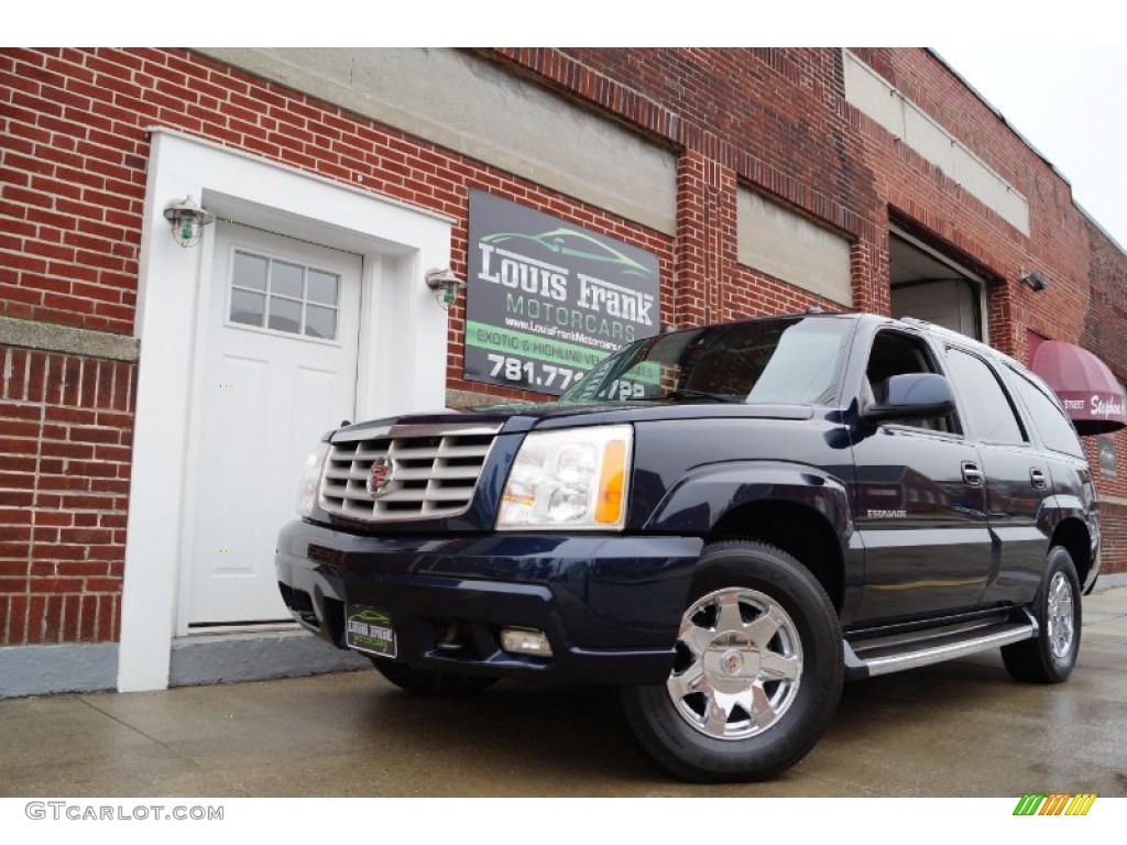 2004 Escalade AWD - Blue Chip / Pewter Gray photo #104