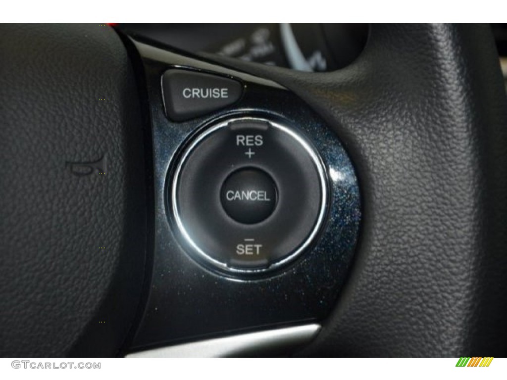 2015 Civic EX Sedan - Crystal Black Pearl / Gray photo #19