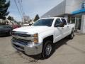 Summit White - Silverado 2500HD WT Crew Cab 4x4 Photo No. 2