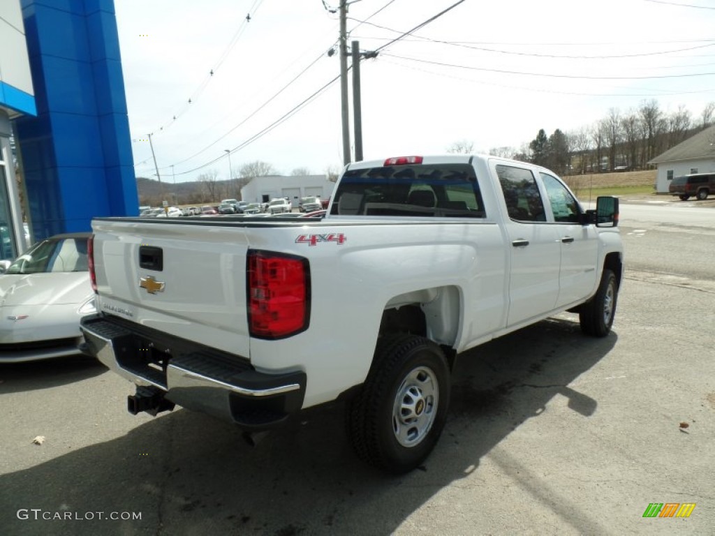 2015 Silverado 2500HD WT Crew Cab 4x4 - Summit White / Jet Black/Dark Ash photo #6