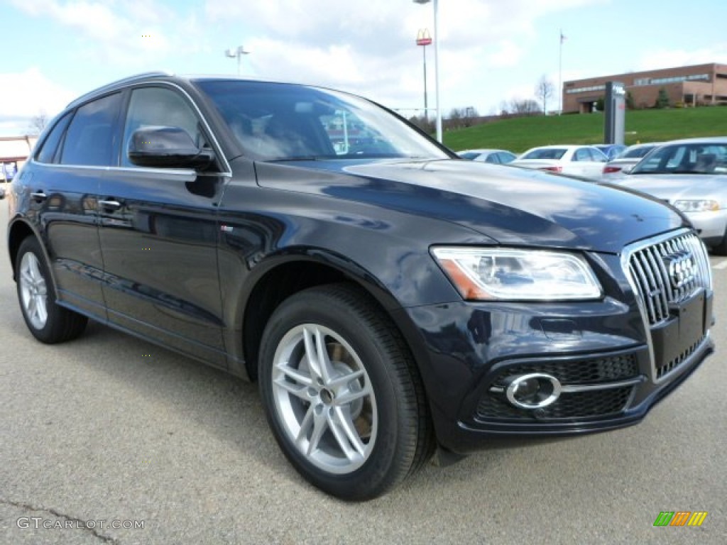 Moonlight Blue Metallic 2015 Audi Q5 3.0 TFSI Premium Plus quattro Exterior Photo #103090961