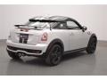 2014 White Silver Metallic Mini Cooper S Coupe  photo #3