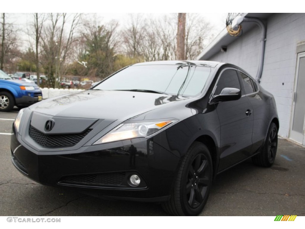 2010 ZDX AWD Technology - Crystal Black Pearl / Umber photo #3