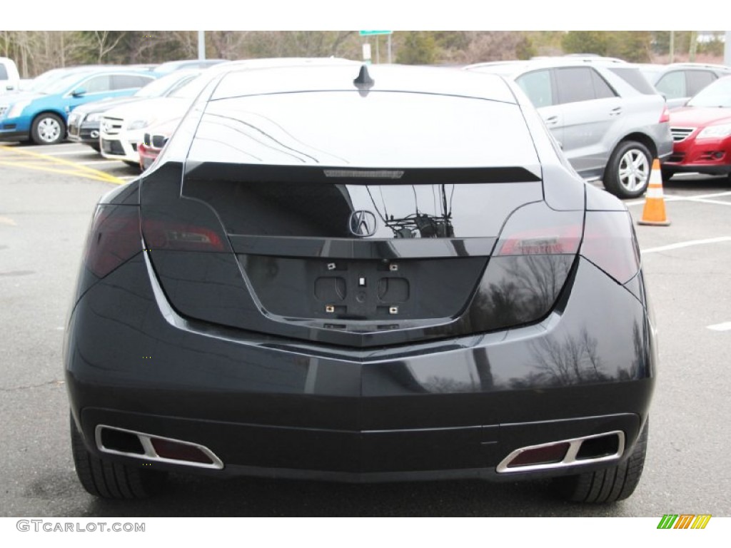 2010 ZDX AWD Technology - Crystal Black Pearl / Umber photo #7