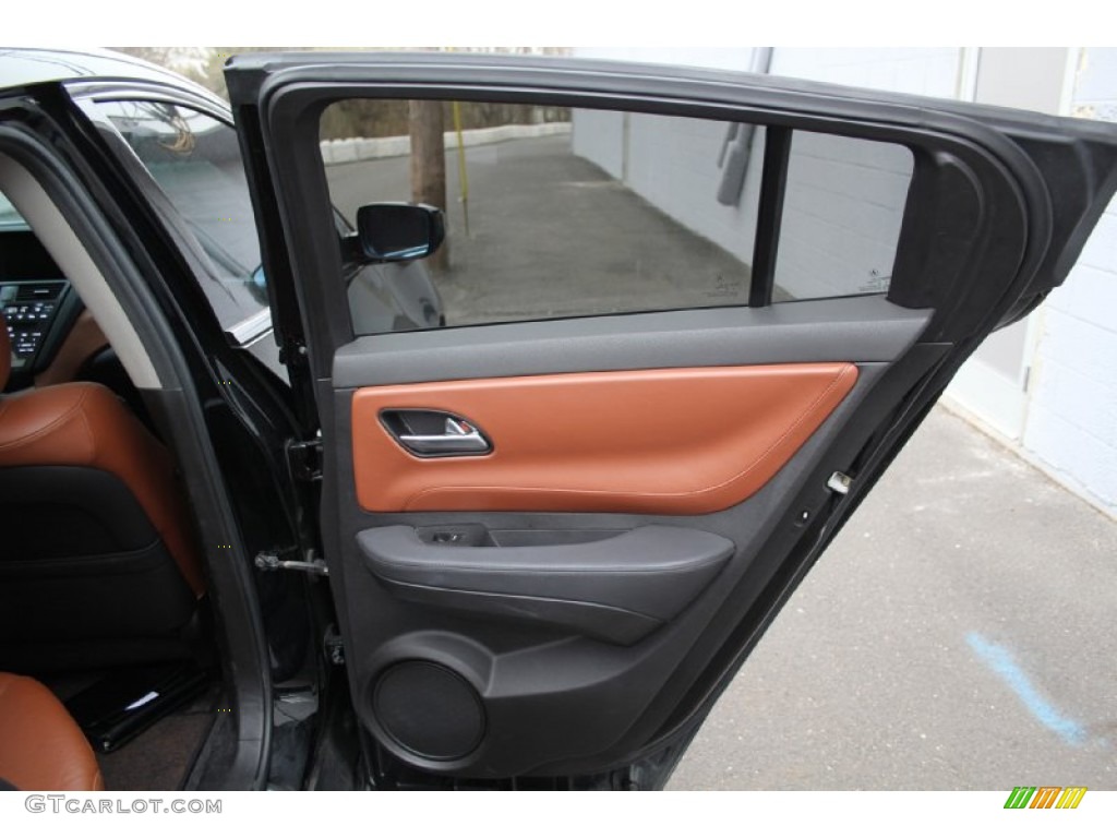2010 ZDX AWD Technology - Crystal Black Pearl / Umber photo #17