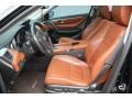 2010 Acura ZDX Umber Interior Front Seat Photo
