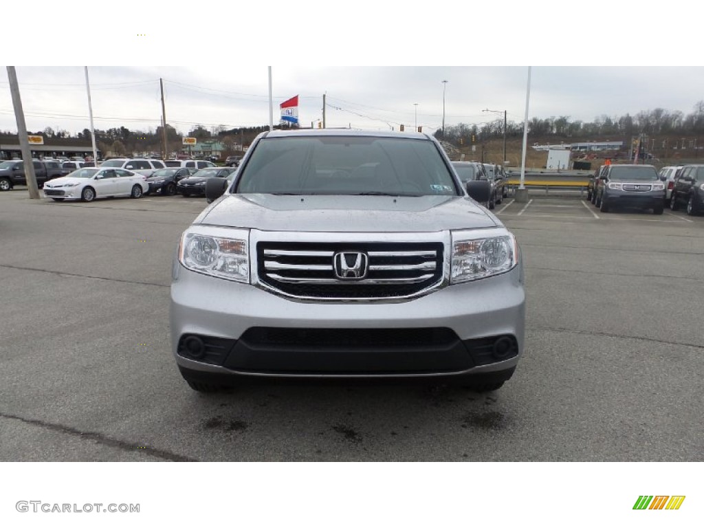 2015 Pilot LX 4WD - Alabaster Silver Metallic / Gray photo #1