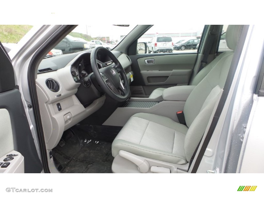 2015 Pilot LX 4WD - Alabaster Silver Metallic / Gray photo #9