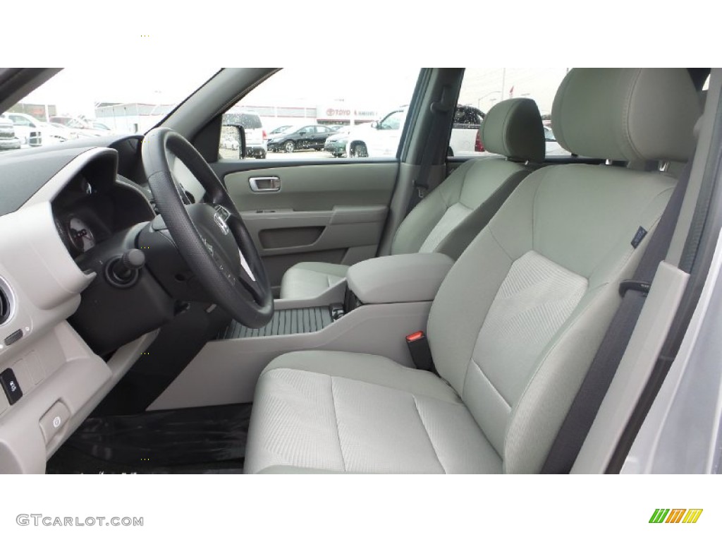 2015 Pilot LX 4WD - Alabaster Silver Metallic / Gray photo #10