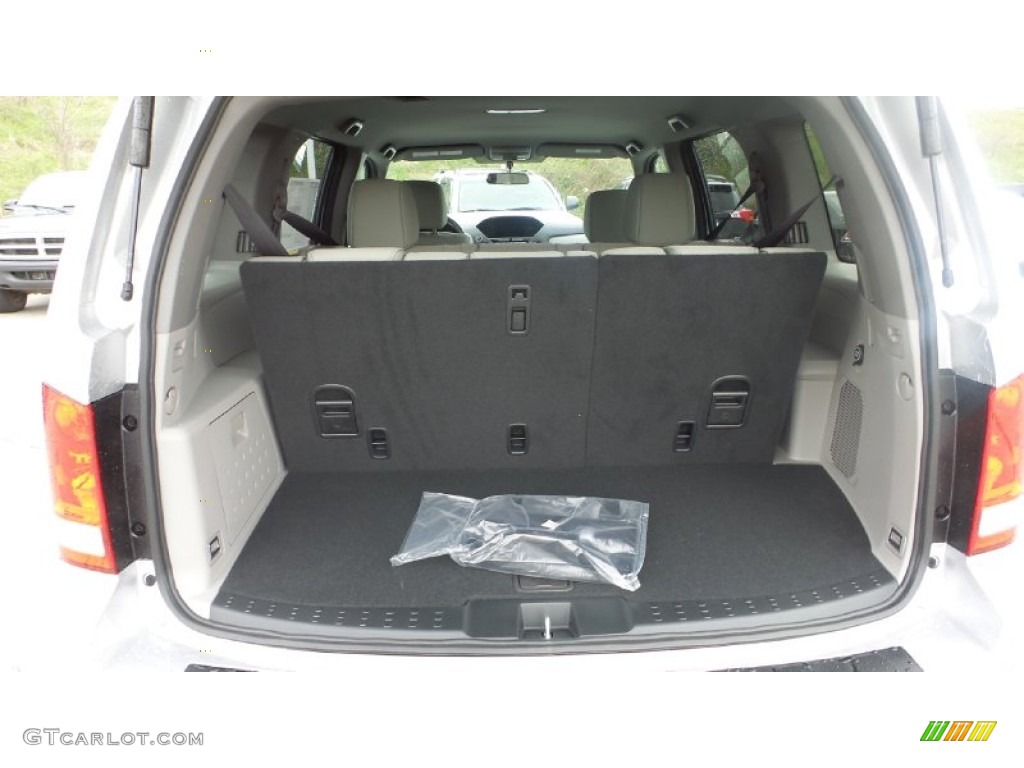 2015 Pilot LX 4WD - Alabaster Silver Metallic / Gray photo #14