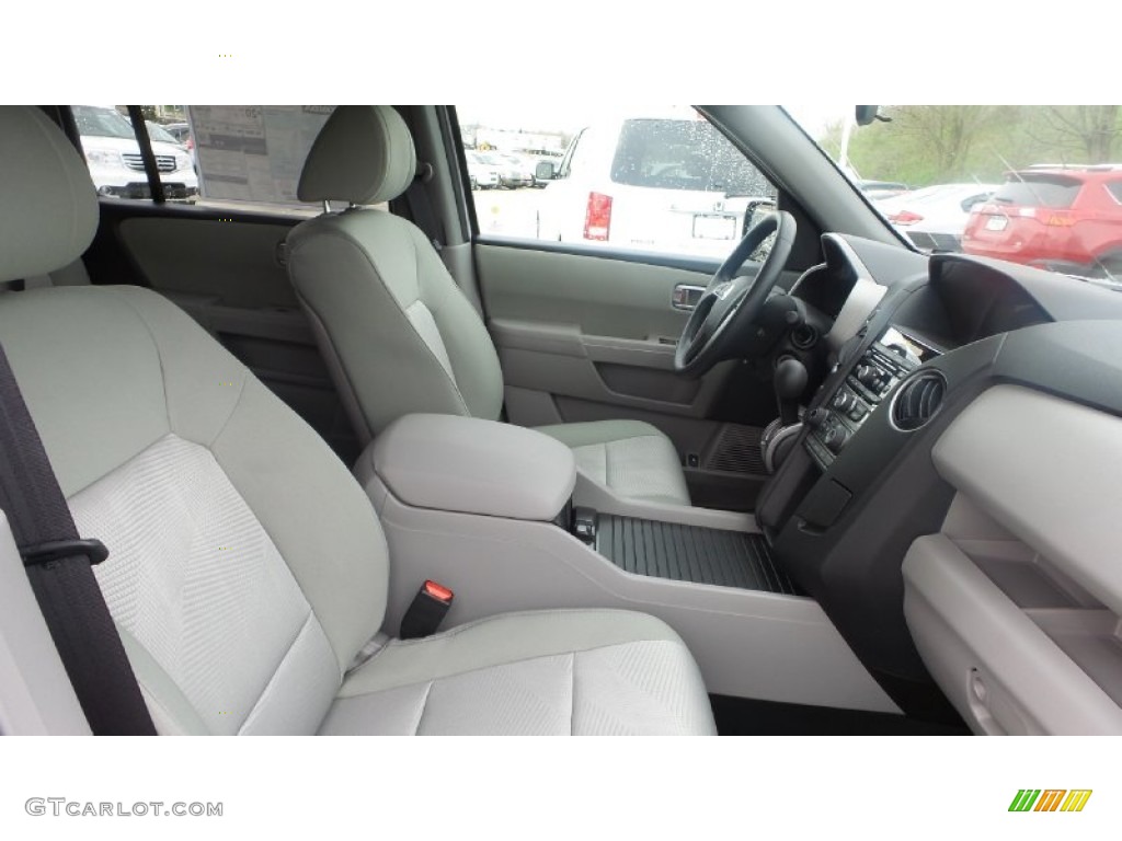 2015 Pilot LX 4WD - Alabaster Silver Metallic / Gray photo #18