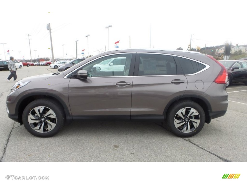 2015 CR-V Touring AWD - Urban Titanium Metallic / Beige photo #3