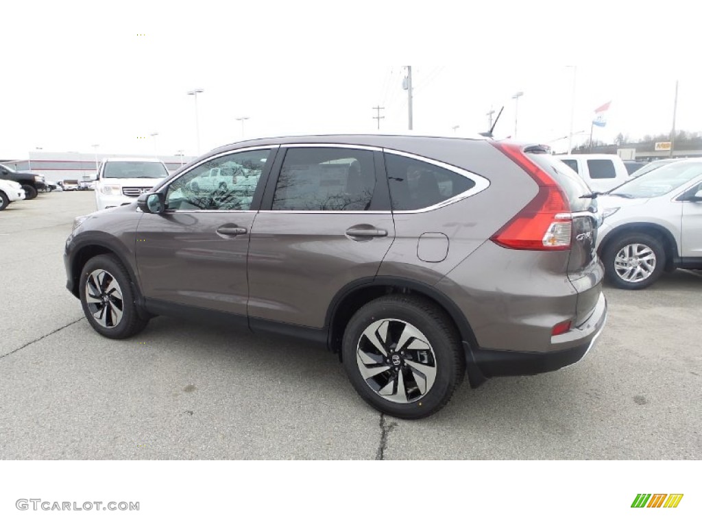 2015 CR-V Touring AWD - Urban Titanium Metallic / Beige photo #4