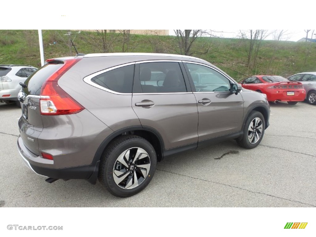2015 CR-V Touring AWD - Urban Titanium Metallic / Beige photo #6