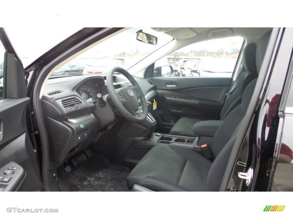 Black Interior 2015 Honda CR-V LX AWD Photo #103095155