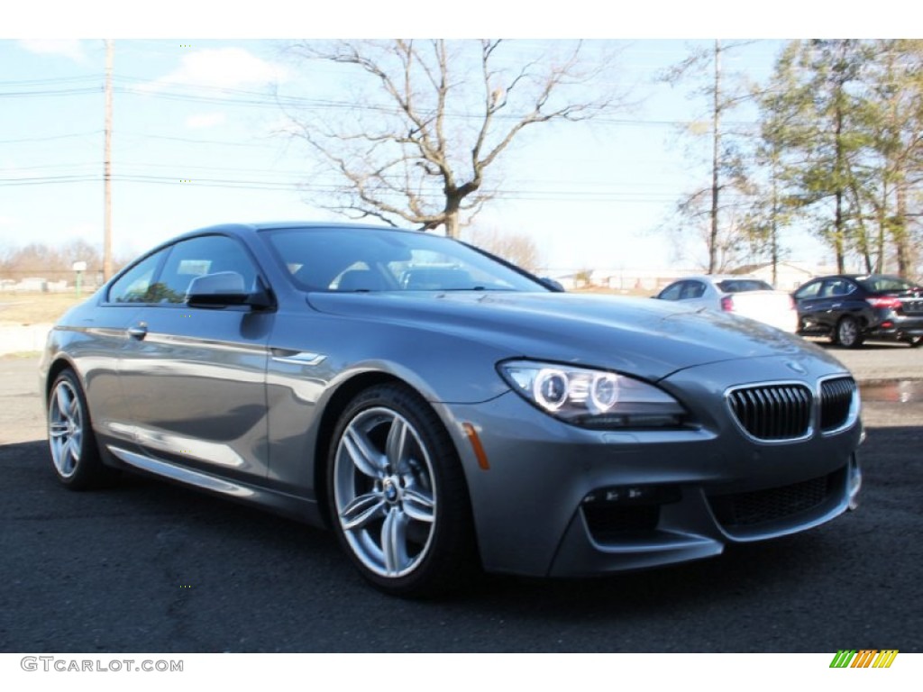 Space Gray Metallic 2014 BMW 6 Series 640i xDrive Coupe Exterior Photo #103096340