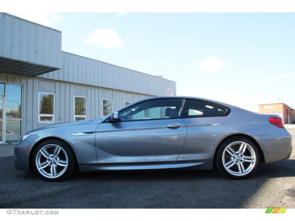 Space Gray Metallic 2014 BMW 6 Series 640i xDrive Coupe Exterior Photo #103096403