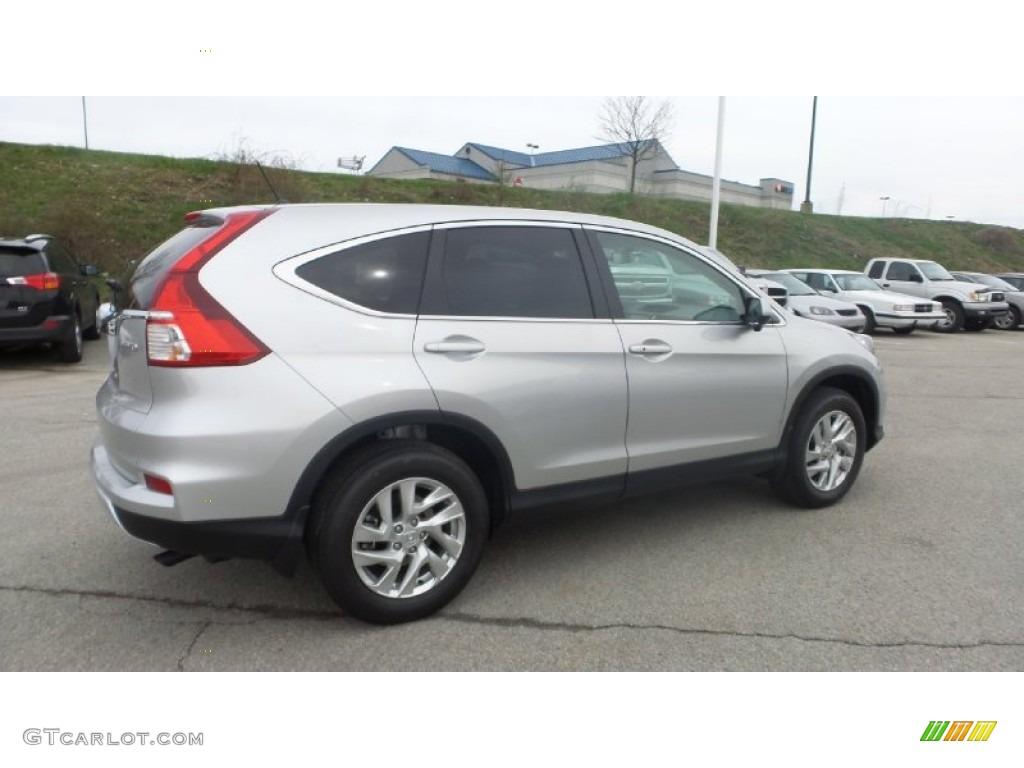 2015 CR-V EX - Alabaster Silver Metallic / Black photo #6
