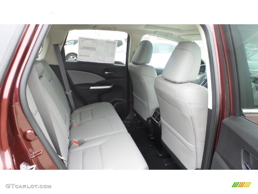 2015 CR-V EX-L - Basque Red Pearl II / Gray photo #15