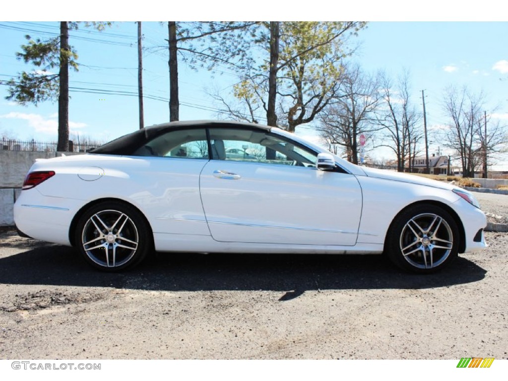 2014 E 350 Cabriolet - Diamond White Metallic / Natural Beige/Black photo #4