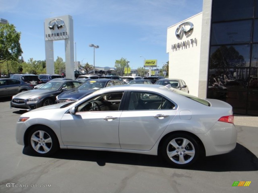 2012 TSX Sedan - Forged Silver Metallic / Parchment photo #7