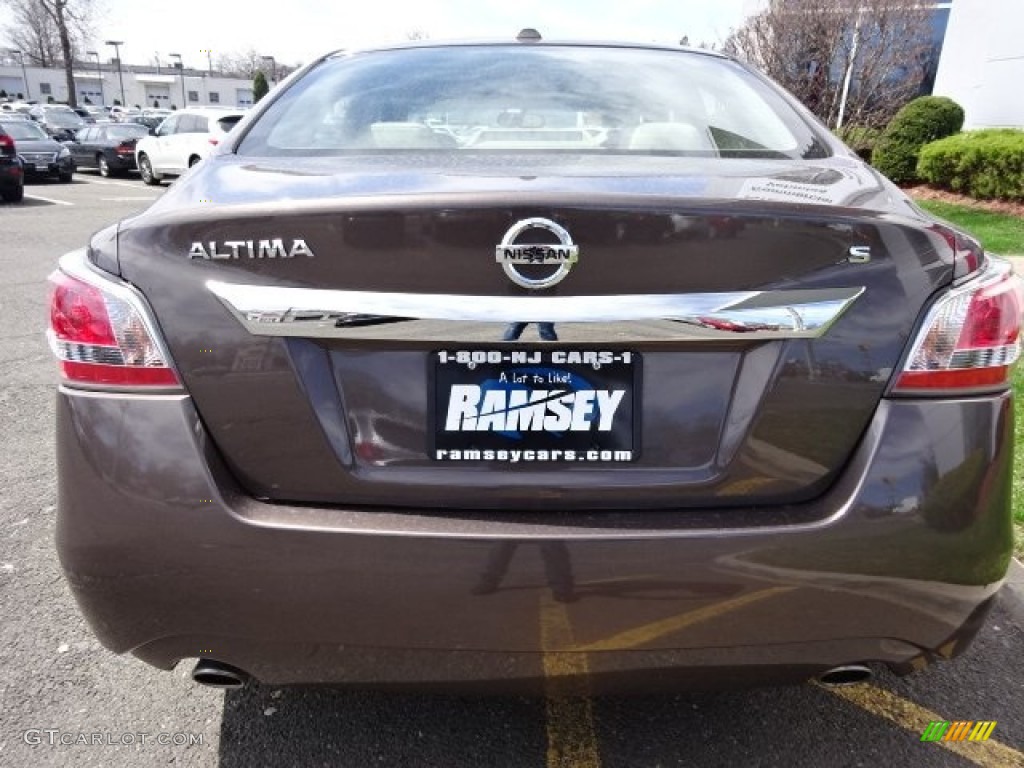2015 Altima 2.5 S - Java Metallic / Beige photo #6